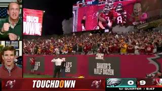 WAY TO BOUNCE BACK BAKER 👏  Peyton amp Eli react to Buccaneers FIRST TD  Manningcast [upl. by Akemahc]