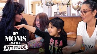 Snooki amp JWoww Swap Kids for the Day  Moms with Attitude  MTV [upl. by Nemad330]