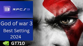 God of War 3 Setting with RPCS3  LowEnd  PC [upl. by Maccarthy167]