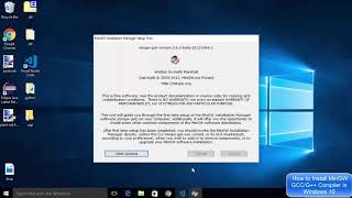 How to Install MinGW GCCG Compiler in Windows 10 [upl. by Leirad708]