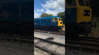 47105 departing Toddington trains class47 dieselgala dieselengine dieselloco gloucestershire [upl. by Ylrbmik]