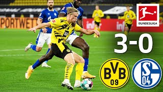 Haaland Scored Again in Derby Win  Borussia Dortmund  FC Schalke 04  30 Highlights  Matchday 5 [upl. by Raffaj]