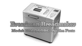 Breadman™ Breadmaker Model BK1060BC  Unboxing First Use and Review [upl. by Marcoux]