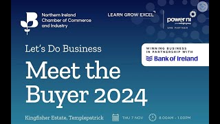 NI Chambers Meet the Buyer event 2024 [upl. by Staci]