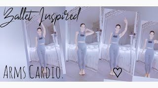 Ballet Inspired♡  Arms Cardio  Night🌙 Silent Disco Workout  291024 [upl. by Schott160]