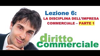 Diritto Commerciale Video Lezione n6 La disciplina dellimpresa commerciale PARTE 1 [upl. by Donnelly24]