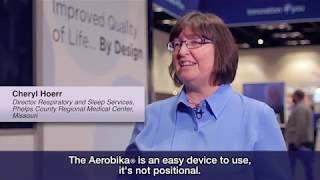 Monaghan Medical Corporation  AEROBIKA® OPEP device Testimonial 3 [upl. by Enileda]