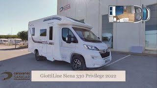 2022 GiottiLine Siena 330 Privilege  Perfilada para 4 personas  CARAVANAS SANGAR [upl. by Ballinger]