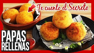 😋 Cómo Hacer PAPAS RELLENAS de Carne Molida NO se ROMPEN► al Estilo Cubano [upl. by Eustazio]