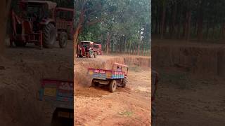 Mahindra 265 di trractor trolley  shorts shortsfeed youtubeshorts automobile tractor [upl. by Sarette]