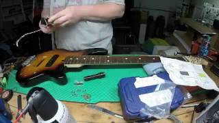 Nordstrand pickup and preamp install [upl. by Bowie]