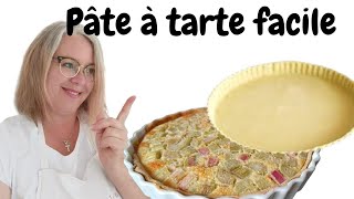 PATE A TARTE FACILE inratable et hyper savoureuse  sucrée ou salée budget cuisine recette [upl. by Lynnette]