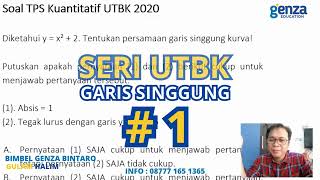 Soal dan Pembahasan UTBK SNBT  Garis Singgung Part 1 [upl. by Noloc]