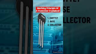 Working Principle Of Transistor Explained transistor electronic superguides [upl. by Robinet170]