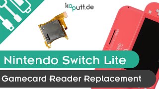 Nintendo Swith Lite Cardreader Replacement  kaputt [upl. by Almeta]