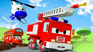 La Super Patrouille  La boue collante  la Ville des Voitures 🚓 🚒 Dessin animés pour enfants [upl. by Aruasor489]