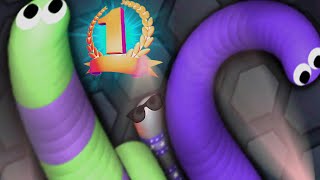 Slitherio  World No1 Sneaky Snake  Slitherio Epic Plays [upl. by Alain]