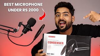 Best Condenser microphone Under Rs 2000 for Beginners 🔥  BESTOR [upl. by Adirf]