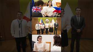 COURTESY CALL NI VPSARA DUTERTE AT UK OF GREAT BRITAIN AMBLAURE NICOLE STEPHANI BEAUFILS news [upl. by Geiss664]