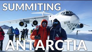 Climbing the Summit of Antarctica in 3 min [upl. by Lleryt]