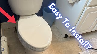 Hard To Install Mayfair Lannon Toilet Seat Slow Close review amazon diy [upl. by Alakcim710]