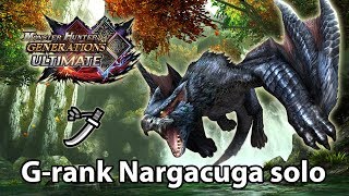 MHGU  Grank Nargacuga solo Valor Long Sword  337 [upl. by Fayola]