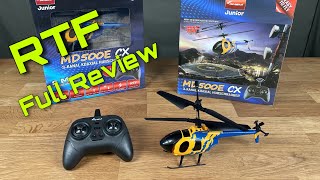 Der perfekte Einstieg  Amewi Junior MD500E CX Koaxial RTF RC Anfängerhubschrauber  Full Review [upl. by Zawde]