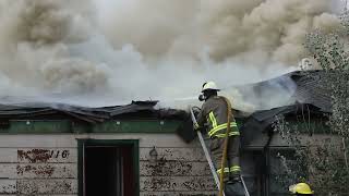 Manderson Wyoming House Fire July 20 2024 [upl. by Ilohcin]