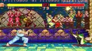 Street Fighter II Arcade vs Snes All Endings Comparison [upl. by Alusru]