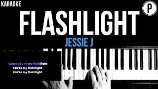 Jessie J  Flashlight Karaoke Slowed Acoustic Piano Instrumental Cover Lyrics [upl. by Jovi]