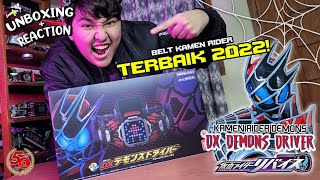 BELT KAMEN RIDER TERBAIK TAHUN INI UNBOXING  REACTION DX DEMONS DRIVER KAMEN RIDER DEMONS 🕷🕸 [upl. by Aikaj15]