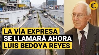 ¿Por qué LA VÍA EXPRESA ahora se llama LUIS BEDOYA REYES [upl. by Ileek]