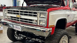 doctor put in days work today on this squarebody 33 4x4 lifted truck so much restoration progress [upl. by Bettzel]