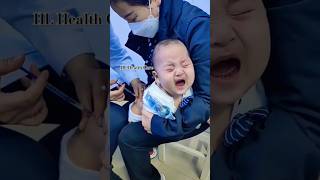 Cutebaby 🧚 Baby Injection Push Vedio 💉 baby cute love injection crying shots [upl. by Eelano]