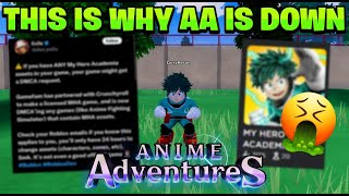 THIS GAME IS WHY ANIME ADVENTURES IS DOWN Will It Come Back Answering Questions [upl. by Yokoyama]