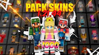 SKIN PACK 4D PARA MINECRAFT BEDROCK 12144 [upl. by Storz]