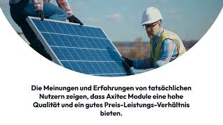 Axitec Module Test Erfahrungen Bewertung und Preise 🌞  Wie gut sind sie wirklich [upl. by Htebazile858]