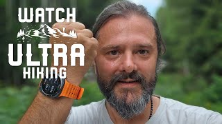 Samsung Galaxy Watch Ultra Hiking GPS Tracking HR amp Battery Test [upl. by Aehcim]