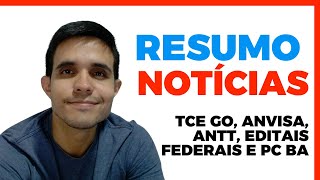 NOVO CONCURSO PCBA TCE DEFINE FGV 300 VAGAS EM EDITAL NACIONAL ANVISA E ANTT [upl. by Sivet15]