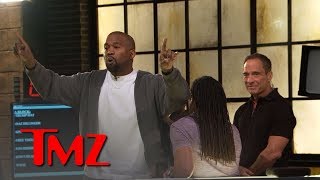 Kanye West Stirs Up TMZ Newsroom Over Trump Slavery Free Thought  TMZ [upl. by Kachine]