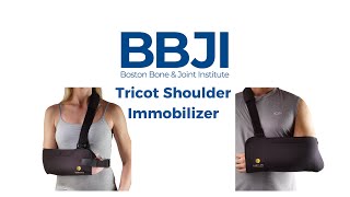 Tricot Shoulder Immobilizer [upl. by Nachison615]