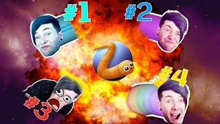 Dantdms Slitherio Rage Moments [upl. by Ecnerrat]