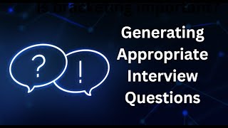 How to Generate Interview Questions for Qualitative Research [upl. by Norel547]