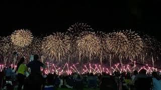 Finale of Australia Day Skyworks in Perth Western Australia on 26 January 2020 [upl. by Gnilrets270]