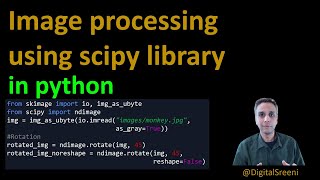 19  image processing using scipy in Python [upl. by Cesare432]