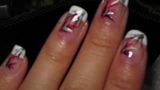 Nail Art Tutorial French Manicure with a Twist [upl. by Cathyleen634]