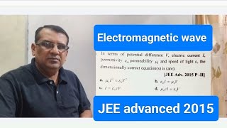 In terms of potential difference V electric current I permittivity ε0 permeability μ0 and speed [upl. by Piper]