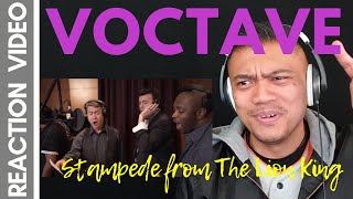 STAMPEDE from THE LION KING performed by VOCTAVE  REACTION vids with Bruddah Sam [upl. by Eyssej]