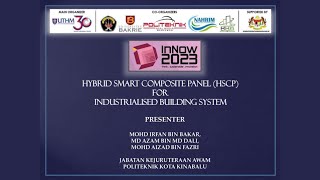 HYBRID SMART COMPOSITE PANEL HSCP FOR INDUSTRIALISED BUILDING SYSTEM IBS [upl. by Yesrej]