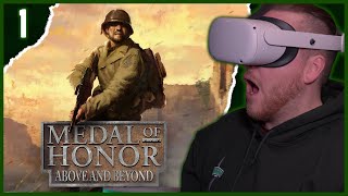 Royal Marine Plays Medal Of Honor Above and Beyond VR PART 1 [upl. by Hays520]